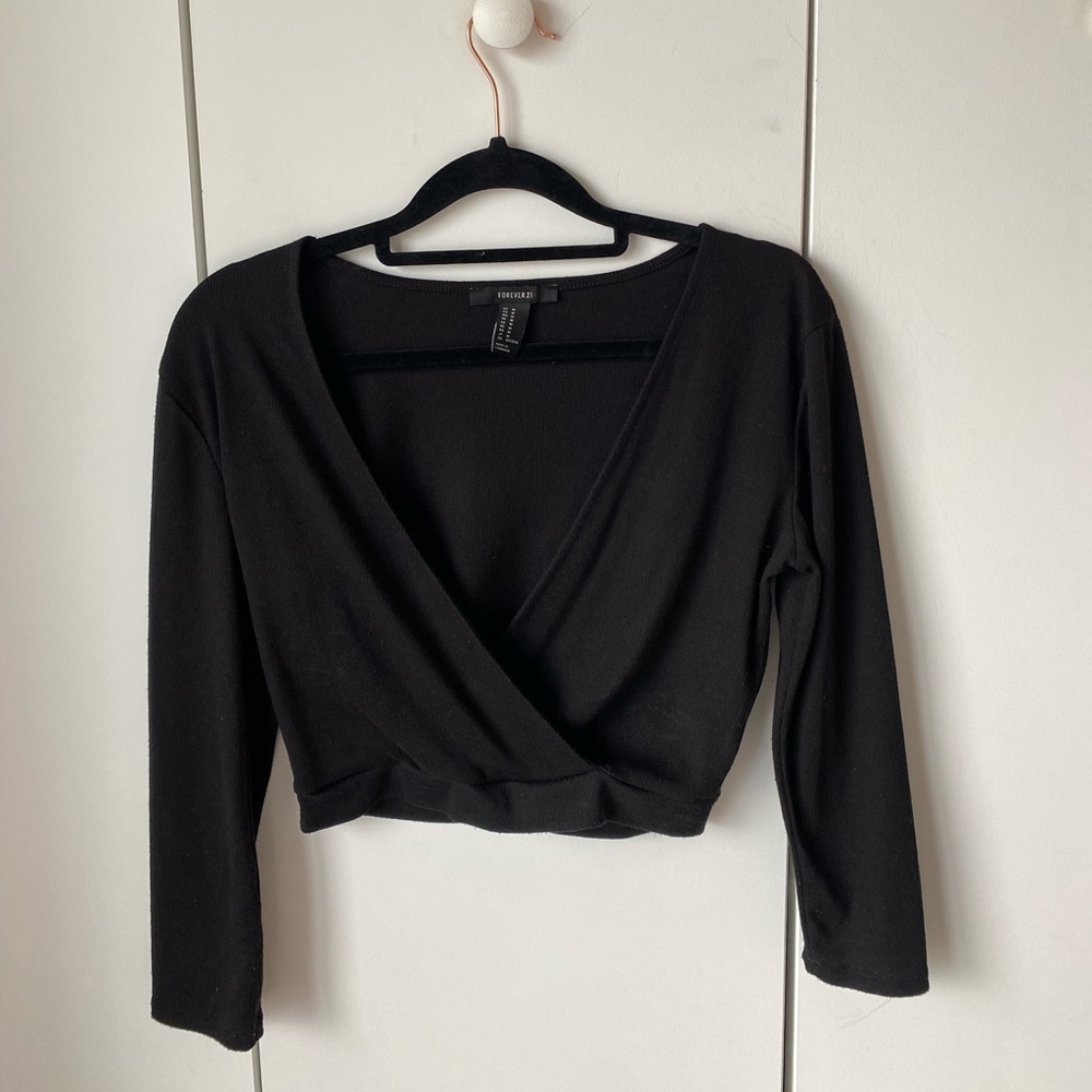 Black Crop Top